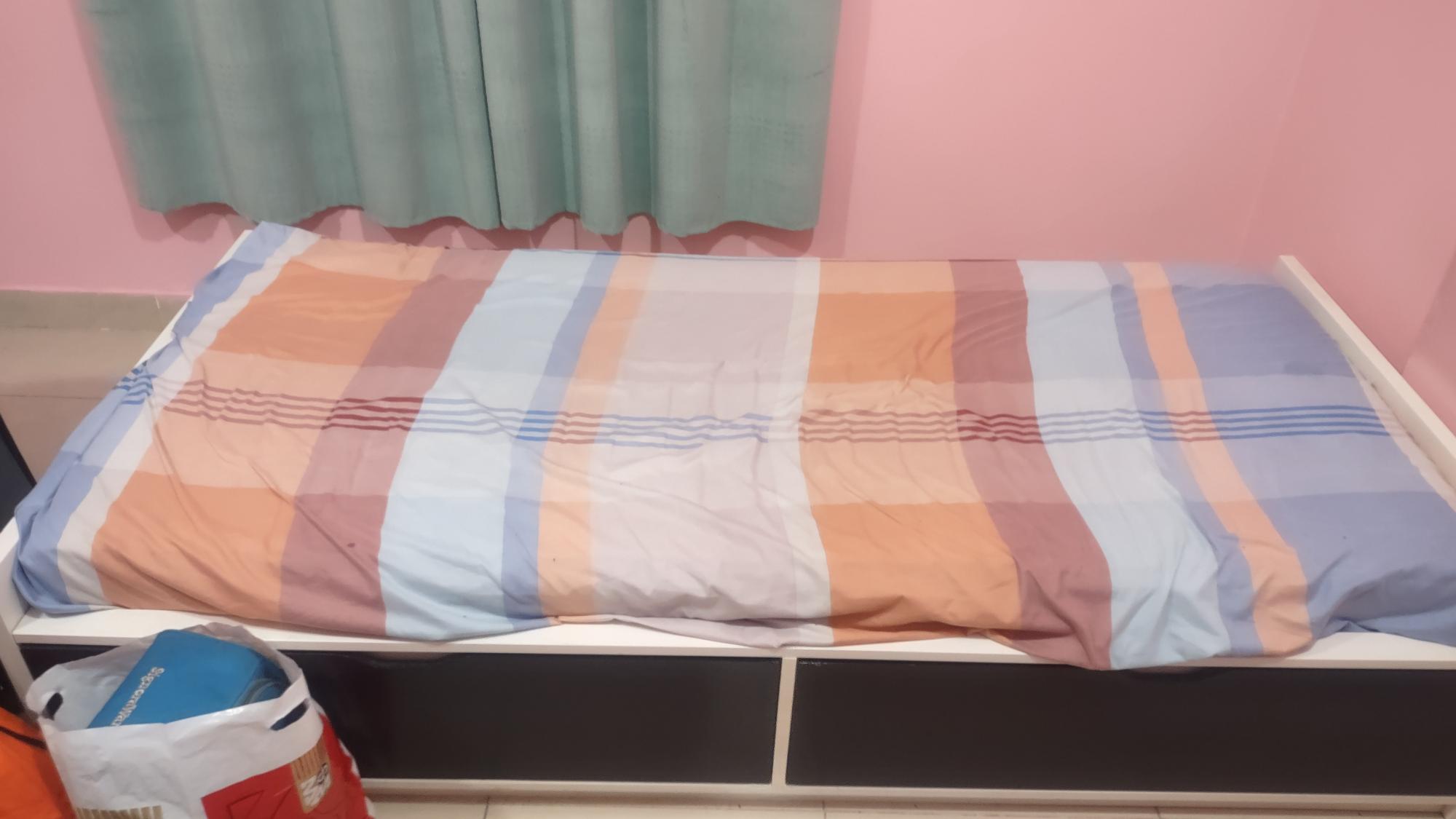 Ikea Single Bed with Mattress