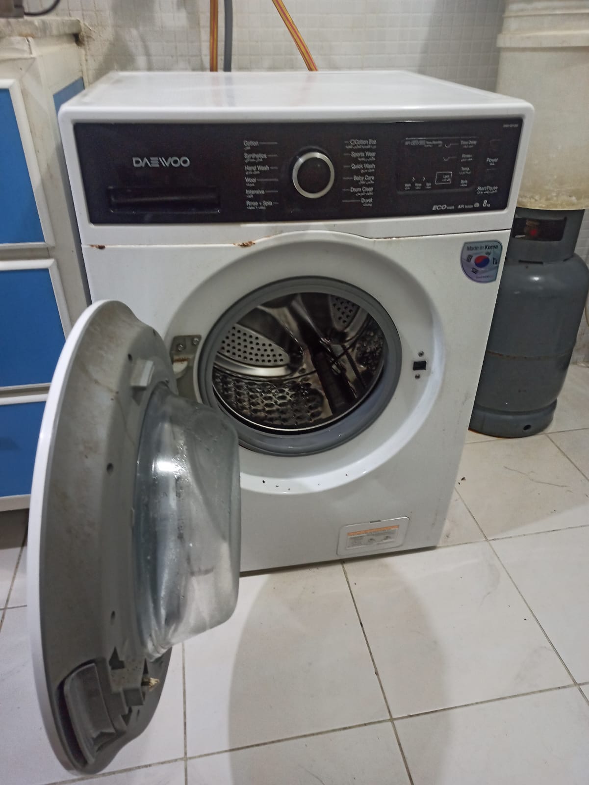 Daewoo 8kg automatic washing machine for sale