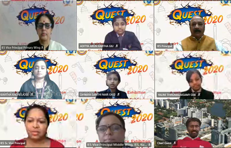 Bhavans IES Held ‘Quest 2020’ – a Virtual Science Exhibition