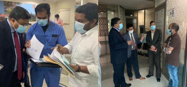 Indian Ambassador made a surprise visit to Passport outsource centre
