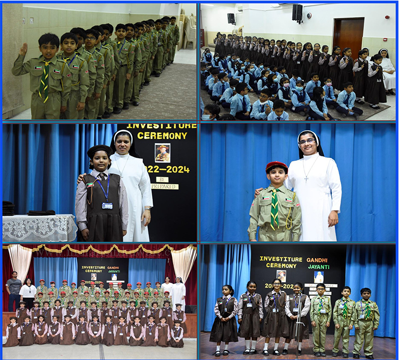 Scout and Guide Investiture Ceremony Carmel School Kuwait
