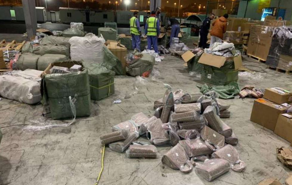 10 tons of counterfeit goods seized