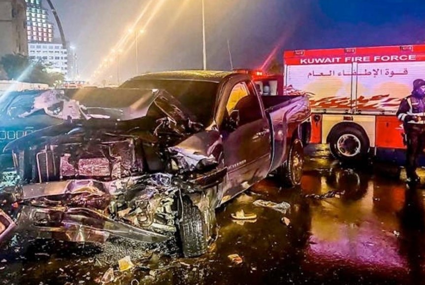 4 expats including one Indian killed in a road accident in Salmiya