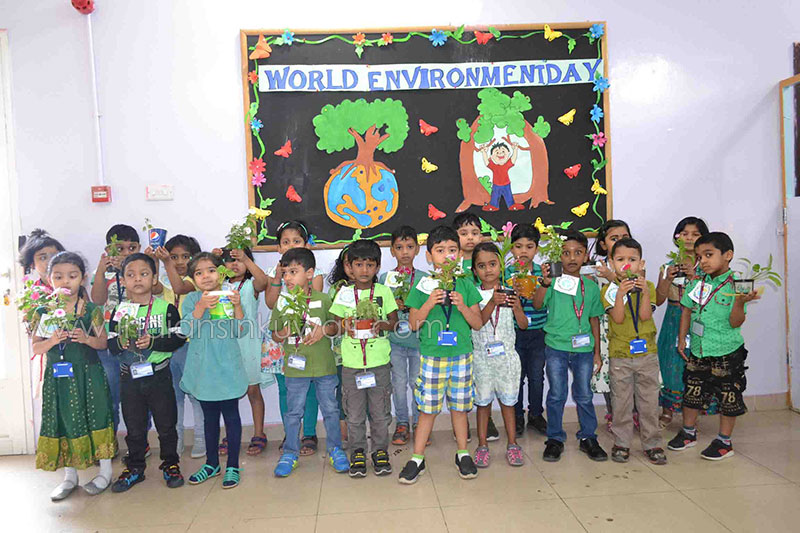Bhavans Kindergarten Celebrates The World Environment Day