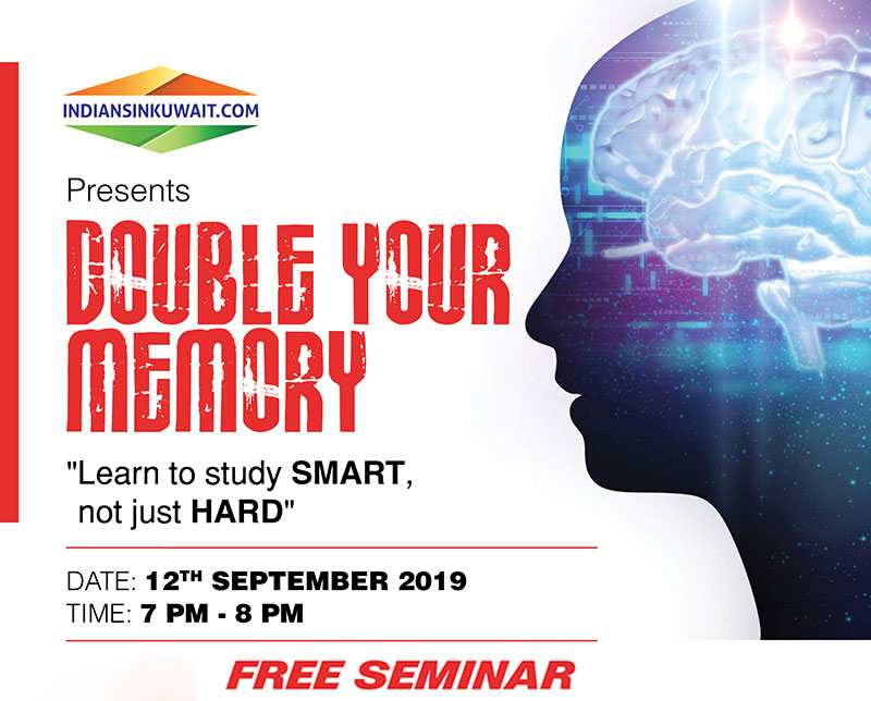 IndiansinKuwait.com presents Double Your Memory Seminar this Thursday