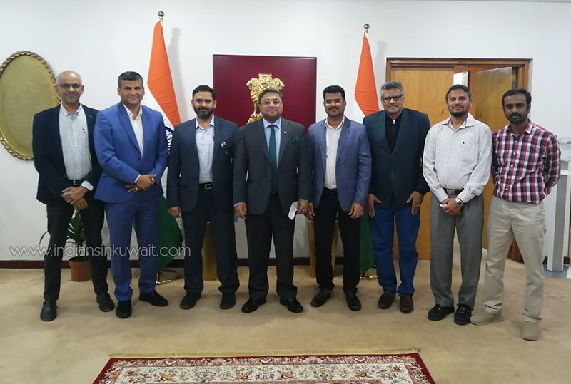 JMC Alumni Kuwait Chapter meet Ambassador of India to Kuwait