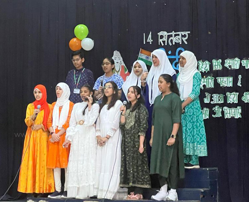 Salmiya Indian Modern School celebrated Hindi Diwas