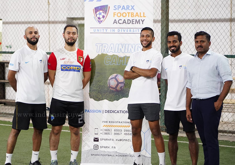 Sparx Football Academy kicked off its training camp for kids