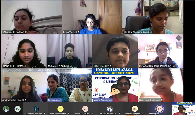 INGENIUM 2021-An Aspire Indian International School Virtual Literary Festival