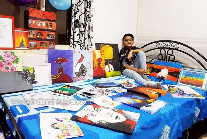 Hidden talents unveiled at lockdown; 10-Year-old Prithvi Saju Ram brings out his talent through Sketches.