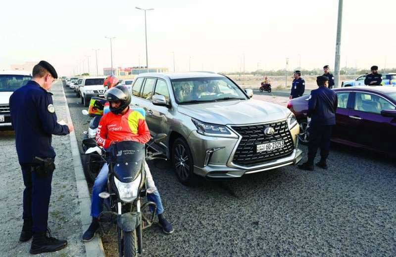 Traffic campaign resumed after Ramadan; 950 violations registered in 3 hour