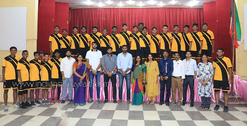 ICSK Senior Extends a Grand Welcome to The Indian Volleyball Legends