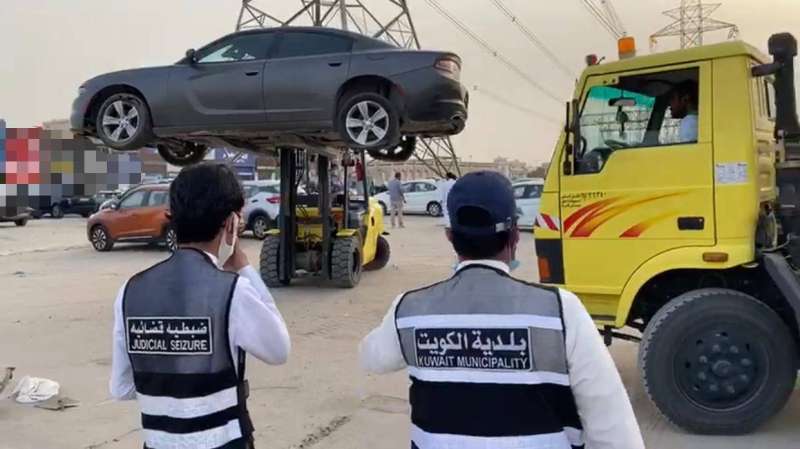 24 abandoned cars taken into custody from Ardiya