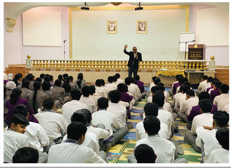ILOA conducted a session on “Discipline in Life” for students