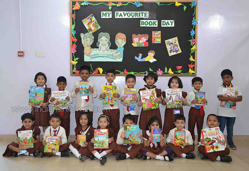 Kindergarten section of Bhavans and Jack and Jill nursery conducted Favourite Book Day
