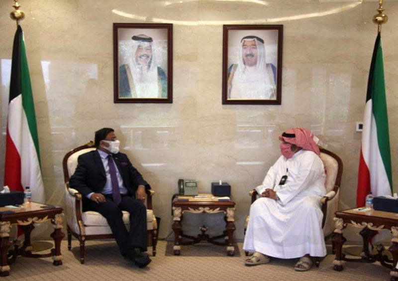 Indian Ambassador discussed bilateral issues with Kuwait National Security chief