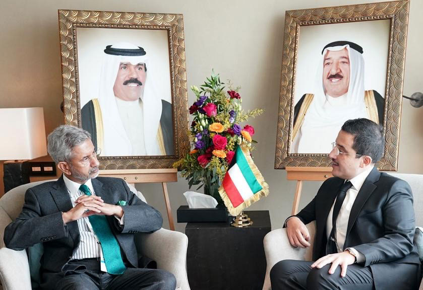 Kuwait Foreign  Minister held discussion with Dr. S Jaishankar