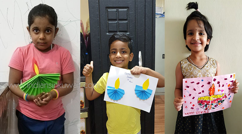 Kindergarten Smarters of Smart Indian school greets ‘Happy Diwali’ virtually