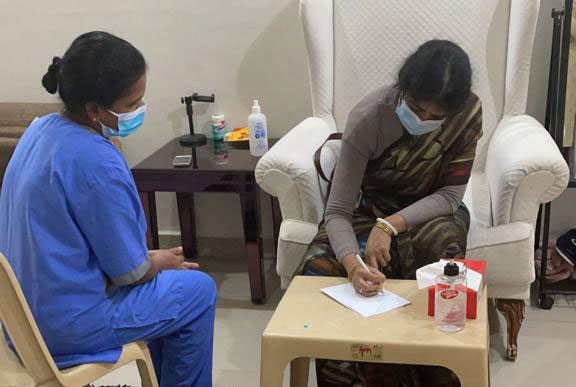 Periodic health checkup held at Indian Embassy shelter