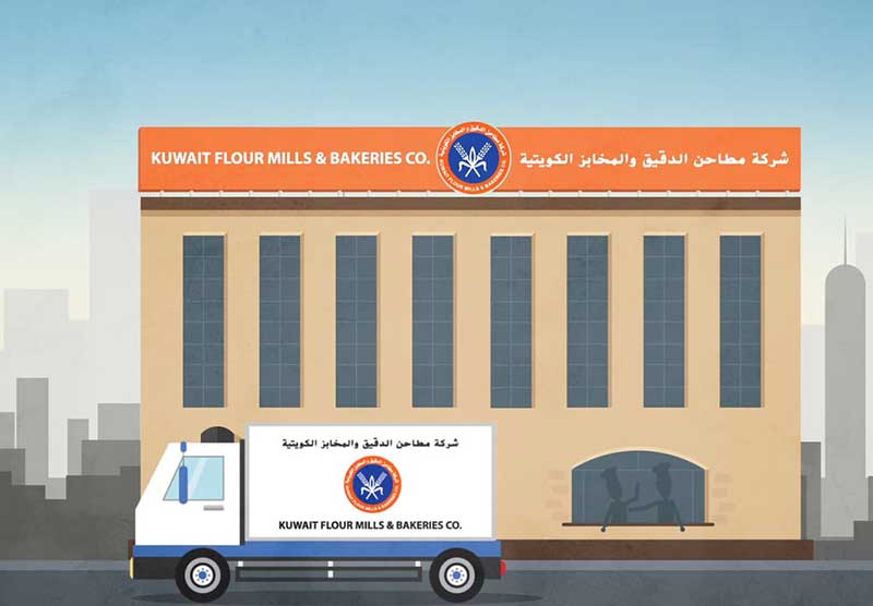 Kuwait Flour Mills produced 411.5 million loaves of bread since March