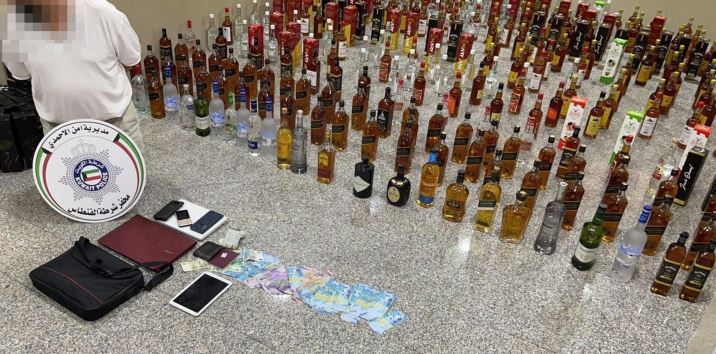 Expatriate held with 511 imported liquor bottles
