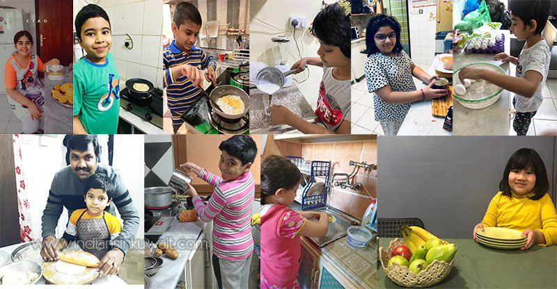 Aspire Indian International School, Kuwait conducted "in the Kitchen Week"