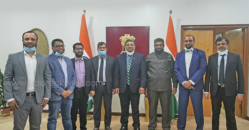 IMA office bearers met with the newly appointed Ambassador of India to Kuwait