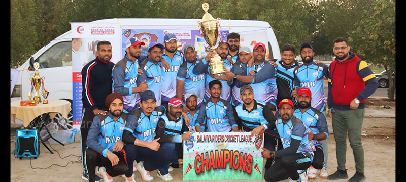 Salmiya Riders Cricket Tournament -Men in Blue crowned victorious