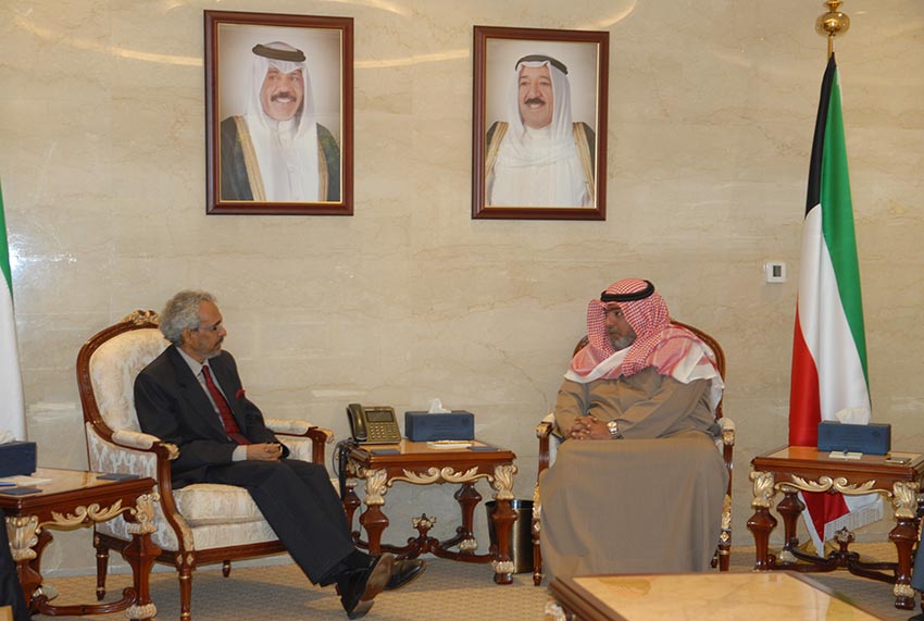 Kuwait National Security Chief held discussion with Indian Ambassador
