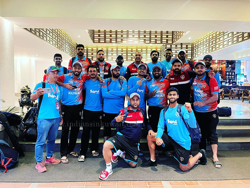 Kuwait National Men’s team appreciated and rewarded by KCC Board President