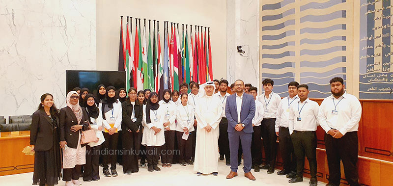 Kuwait Indian School Educational Trip to Arab Organizations Headquarters
