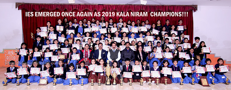 Bhavans Paints to Glory in Niram Art Competition 2019