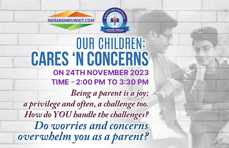 Our Children: Cares ‘n Concerns - Free seminar by Dr Navniit Gandhi for all parents
