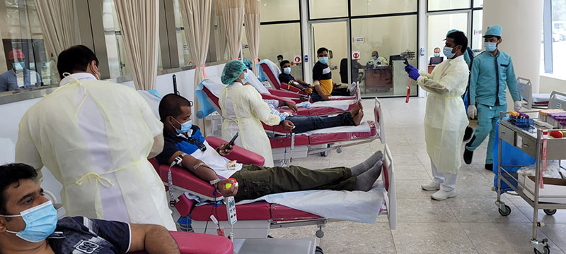 KALA Kuwait organised a blood donation camp