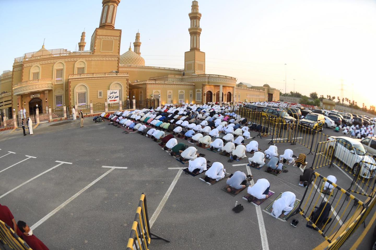 Citizens and residents perform Eid al-Adha prayers