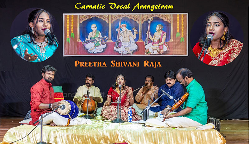 Carnatic Music Vocal Arangetram of Preetha Shivani Raja – A Grand Function Post Covid in Kuwait