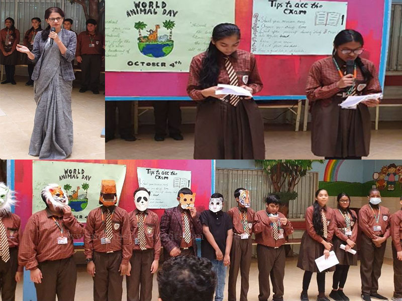 New Indian School conducted “World Animal Day” 2022