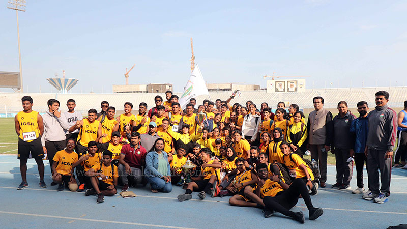 19th Straight win for ICSK in the CBSE Kuwait Cluster Athletic Meet 2022