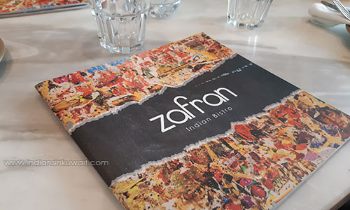 Zafran Indian Bistro with innovative Indian Cuisines