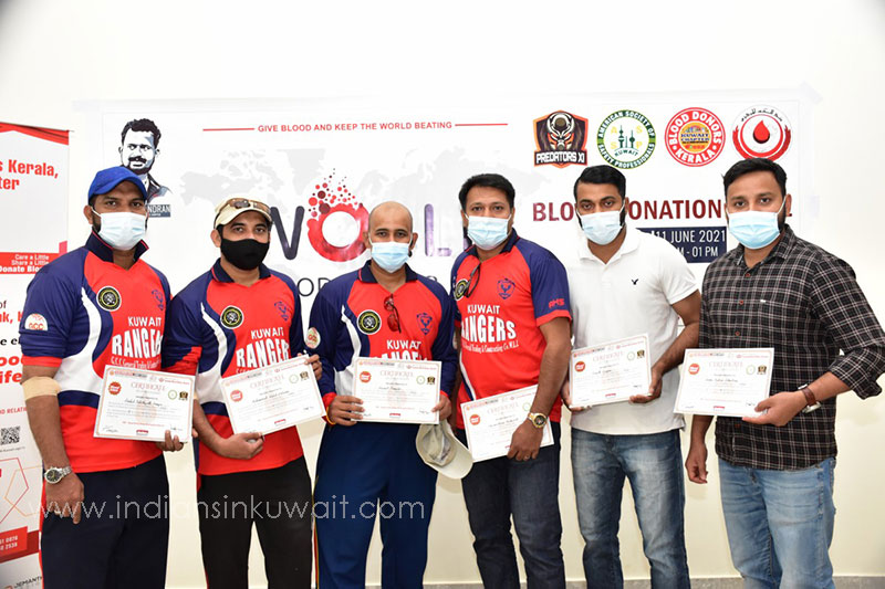 Cricket fans organized a blood donation camp with BDK on World Blood Donor Day