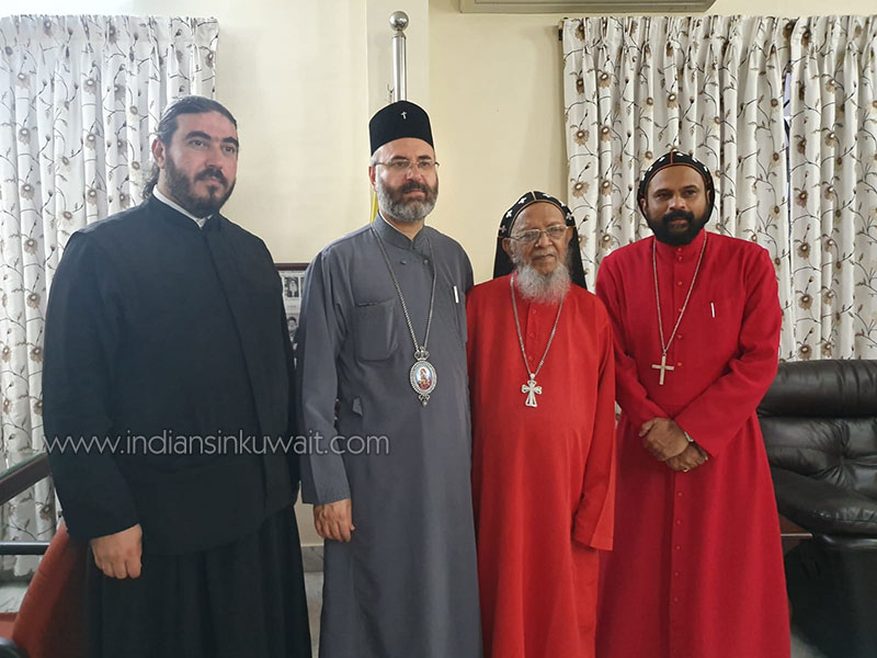 Arch Bishop of Greek Orthodox Church Kuwait maiden visit to India