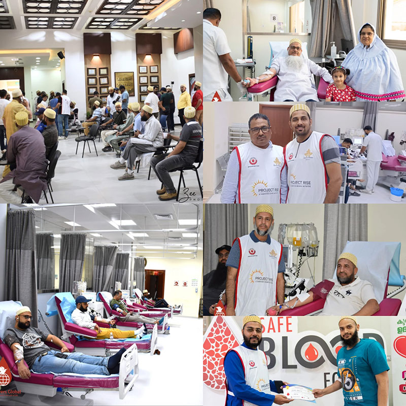 Indian Dawoodi Bohra community organised blood and platelets donation camp