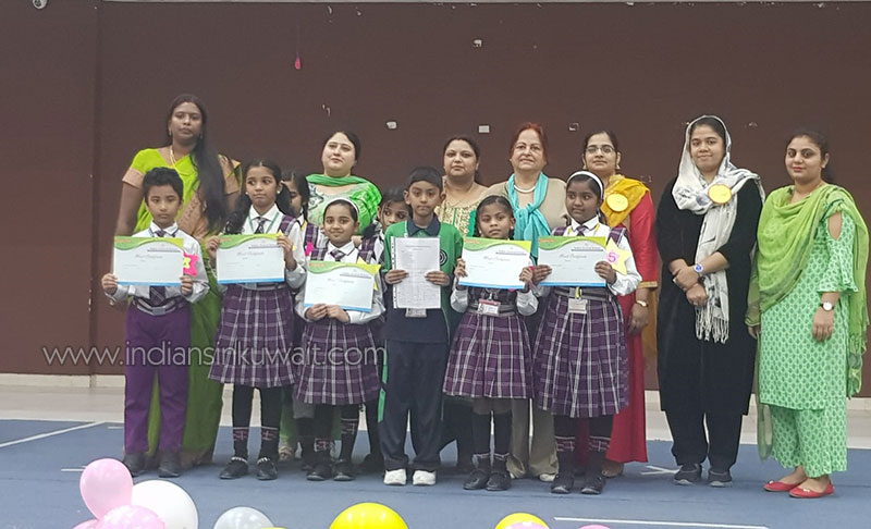 Indian Central School, Kuwait - Primary Wing conducted Solo Singing competition