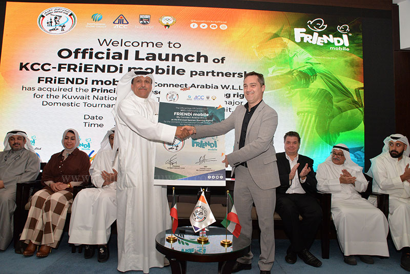 Kuwait Cricket and FRiENDi mobile announces partnership for cricket season 2022-23