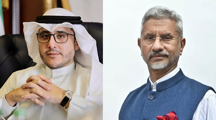 EAM Dr S Jaishankar held telephonic talk with Kuwait Foreign Minister