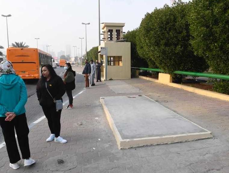 The modern bus shelter, which was inaugurated last week, removed