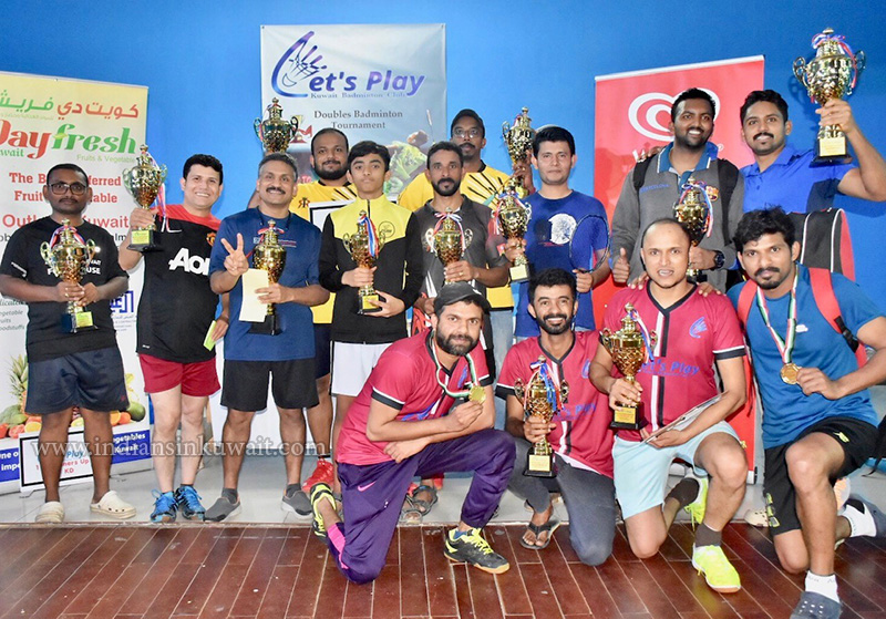 Let’s Play - Kuwait Badminton Club Conducted Badminton Tournament on Dec 13th 2019