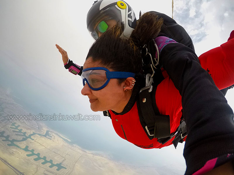The most thrilling experience of Sky Diving in Kuwait
