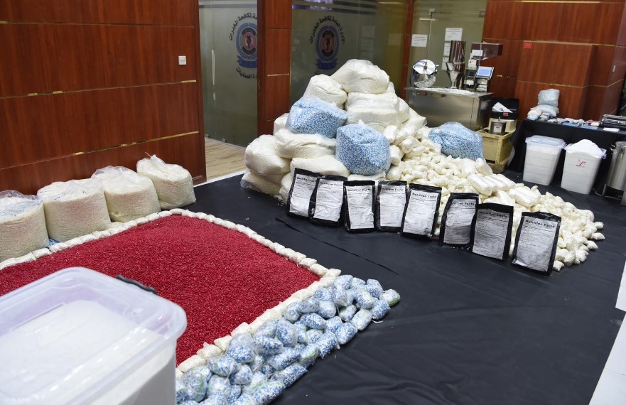 Kuwaiti authorities seized largest narcotic pills in the history