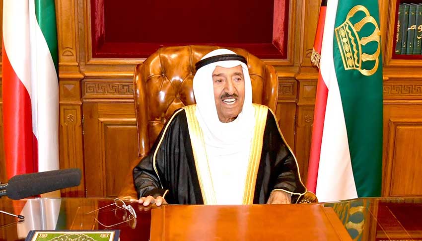 Kuwait Amir addresses people on upcoming Eid Al-Fitr
